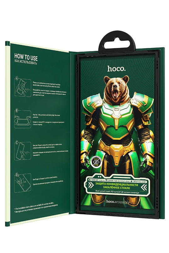 iPhone 15 Pro Max Bear Shield Hayalet Cam Ekran Koruyucu