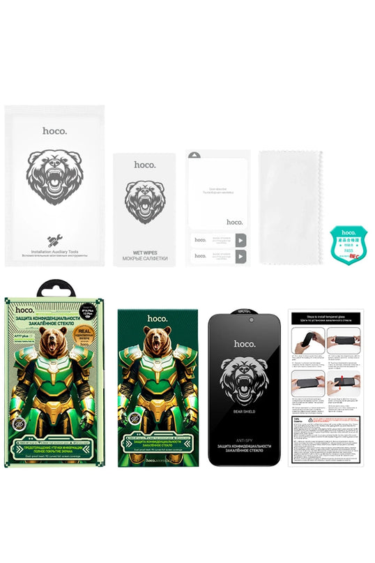 iPhone 15 Pro Max Bear Shield Hayalet Cam Ekran Koruyucu 3