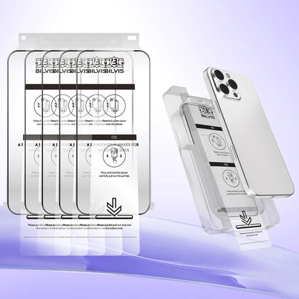 iPhone 15 Pro Max Bilvis 5in1 3D Magic Cam Ekran Koruyucu 6