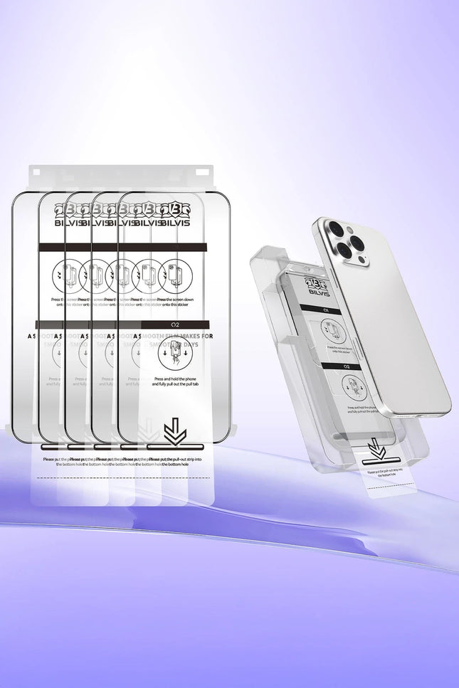 iPhone 15 Pro Max Bilvis 5in1 3D Magic Cam Ekran Koruyucu 6