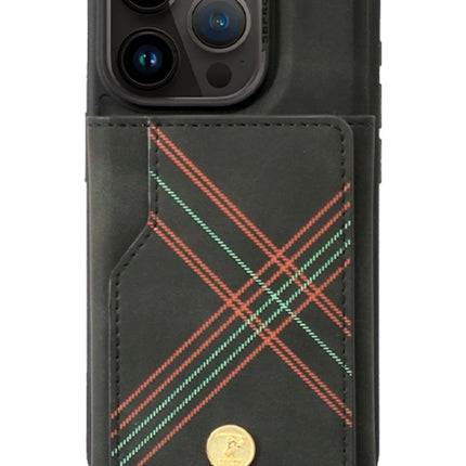 iPhone 15 Pro Max Burke Manyetik Cüzdanlı Kapak Kılıf - Siyah