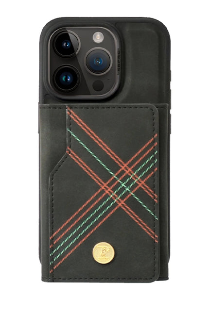 iPhone 15 Pro Max Burke Manyetik Cüzdanlı Kapak Kılıf - Siyah
