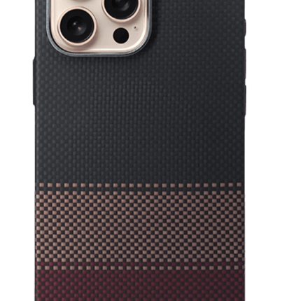 iPhone 15 Pro Max HBC-377 Kevlar Slim Magsafe Kapak Kılıf - Alacakaranlık 2