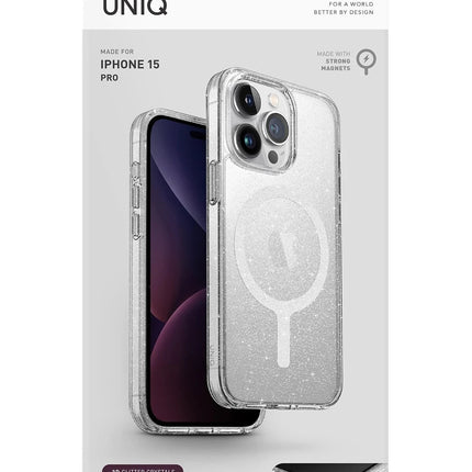iPhone 15 Pro Max LifePro Xtreme Magsafe Kapak Kılıf - Simli 4