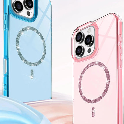 iPhone 15 Pro Max Live Diamond Magsafe Kapak Kılıf - Sarı 2