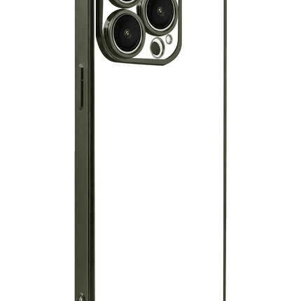 iPhone 15 Pro Max Razer Lensli Silikon Kılıf - Yeşil 3