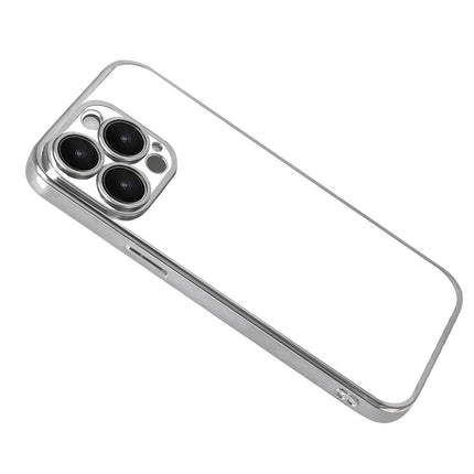 iPhone 15 Pro Max Razer Lensli Silikon Kılıf - Gümüş 4