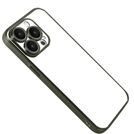 iPhone 15 Pro Max Razer Lensli Silikon Kılıf - Yeşil 4