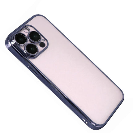 iPhone 15 Pro Max Razer Lensli Silikon Kılıf - Lacivert 4