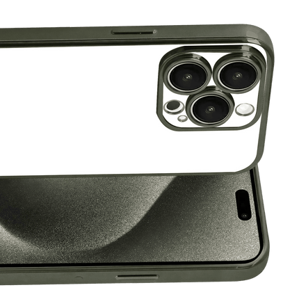iPhone 15 Pro Max Razer Lensli Silikon Kılıf - Yeşil 2
