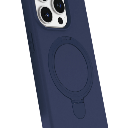 iPhone 15 Pro Max Regal Magsafe Standlı Kapak Kılıf - Lacivert 2