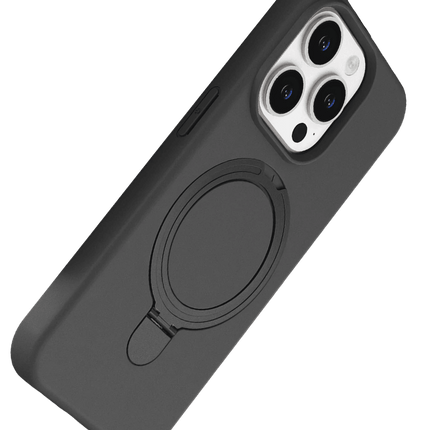 iPhone 15 Pro Max Regal Magsafe Standlı Kapak Kılıf - Titan Gri 3