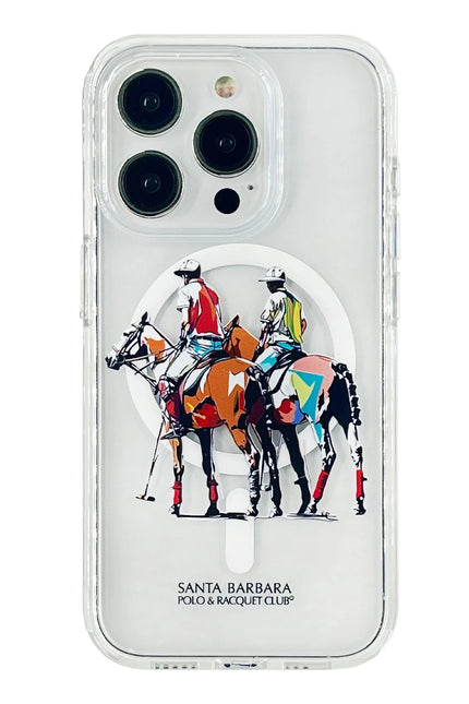 iPhone 15 Pro Max Willie Şeffaf Magsafe Kapak Kılıf - Desen 1