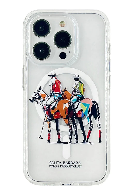 iPhone 15 Pro Willie Şeffaf Magsafe Kapak Kılıf - Desen 1
