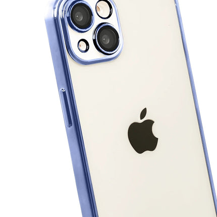 iPhone 15 Razer Lensli Silikon Kılıf - Açık Mavi 3