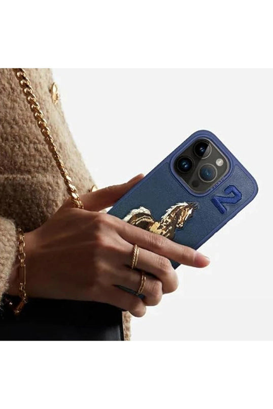 iPhone 16 Boris Kapak Kılıf - Lacivert 4