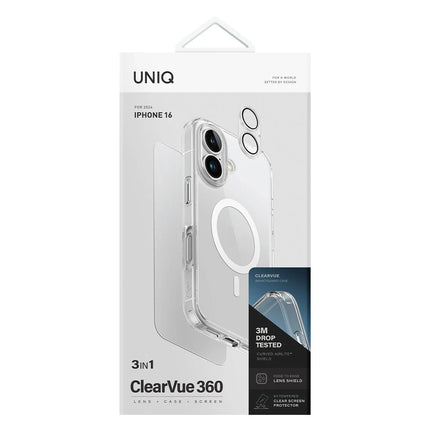 iPhone 16 Clearvue Magsafe 3in1 Set Kapak Kılıf 2