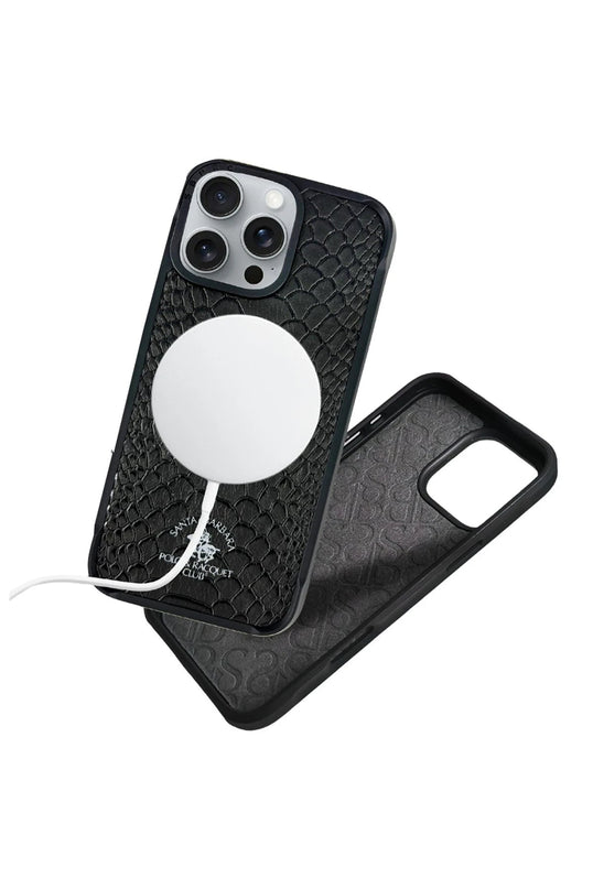iPhone 16 Knight Deri Kapak Kılıf - Siyah 3