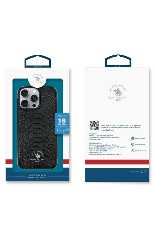 iPhone 16 Knight Deri Kapak Kılıf - Titan Gri 6