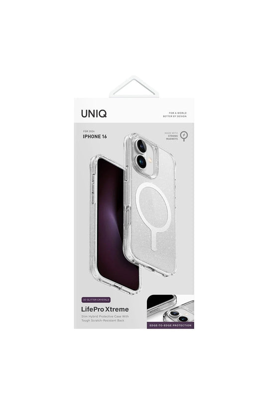 iPhone 16 LifePro Xtreme Magsafe Kapak Kılıf - Simli 4