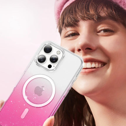 iPhone 16 Lillian Simli Magsafe Kılıf - Çöl Titanyum 2