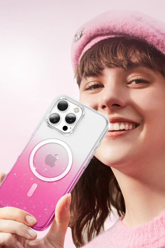 iPhone 16 Lillian Simli Magsafe Kılıf - Siyah 2