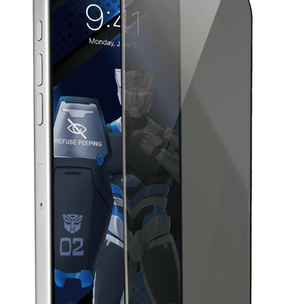 iPhone 16 Plus 3D Anti-Peep Curved Hayalet Cam Ekran Koruyucu 3