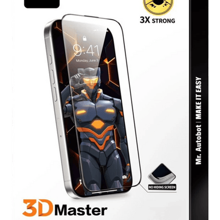 iPhone 16 Plus 3D Master Curved HD Cam Ekran Koruyucu