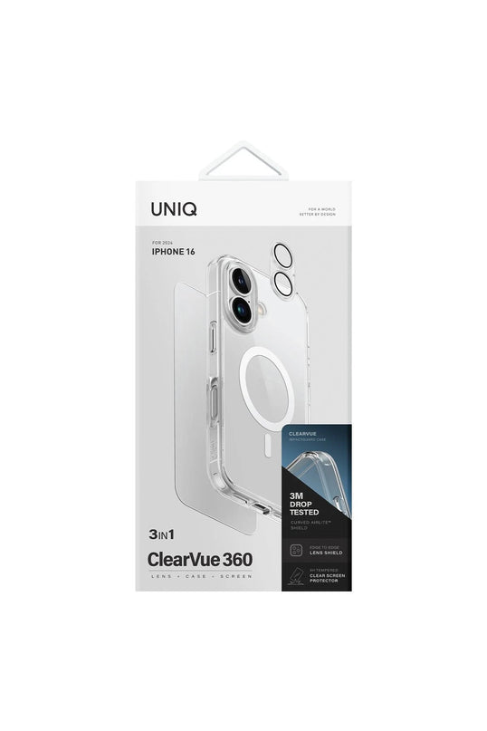 iPhone 16 Plus Clearvue Magsafe 3in1 Set Kapak Kılıf 2
