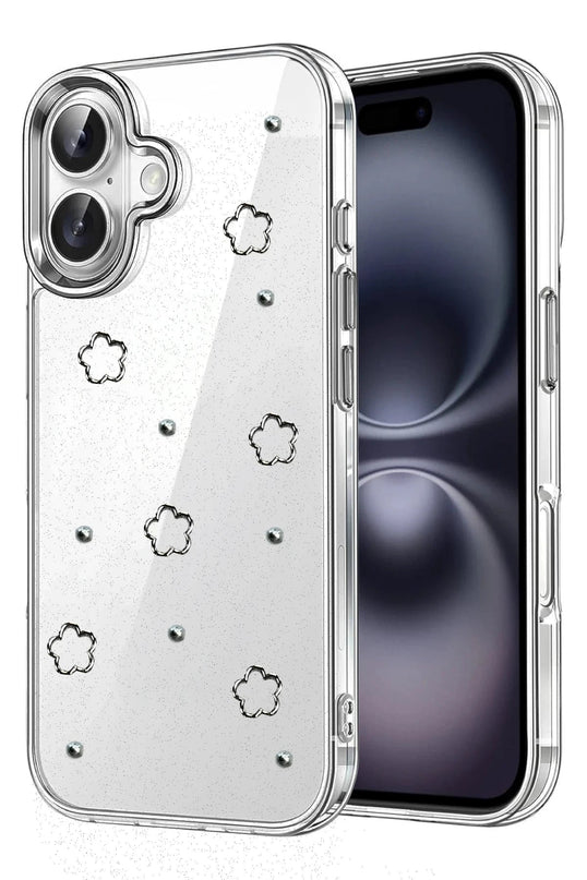 iPhone 16 Plus Fiyonk Desenli Kapak Kılıf - Desen 2
