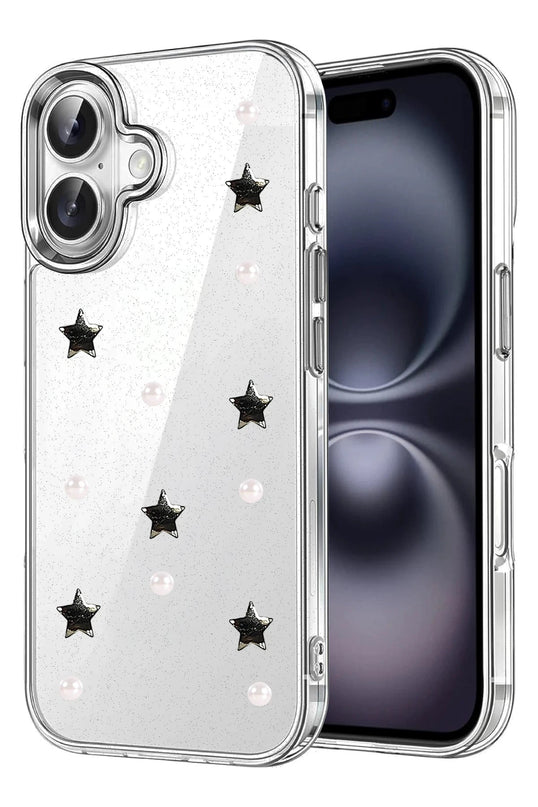 iPhone 16 Plus Fiyonk Desenli Kapak Kılıf - Desen 7