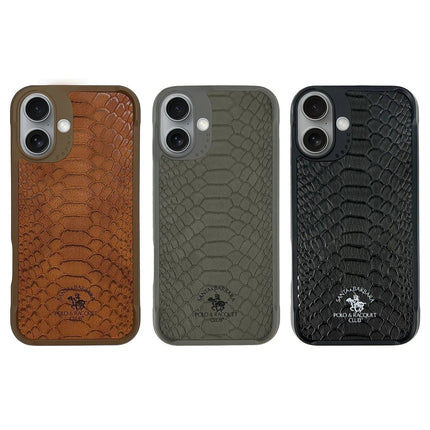 iPhone 16 Plus Knight Deri Kapak Kılıf - Kahverengi 2