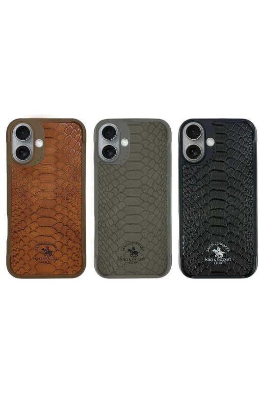 iPhone 16 Plus Knight Deri Kapak Kılıf - Kahverengi 2