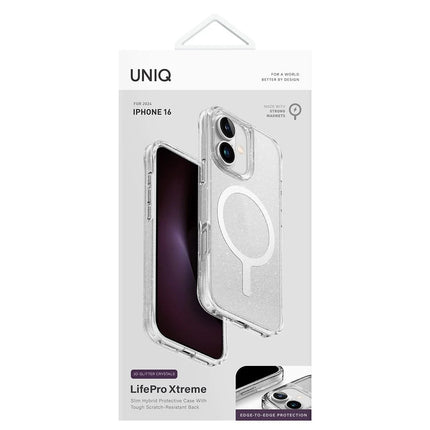 iPhone 16 Plus LifePro Xtreme Magsafe Kapak Kılıf - Simli 4