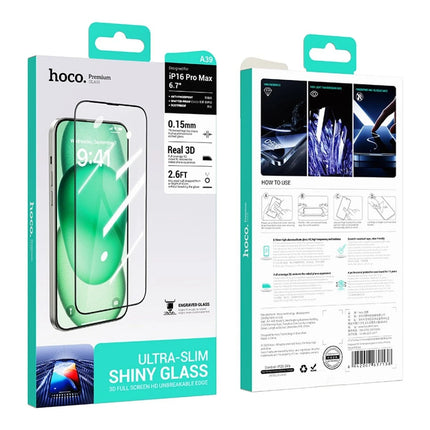 iPhone 16 Pro 3D Engraved HD Cam Ekran Koruyucu 8