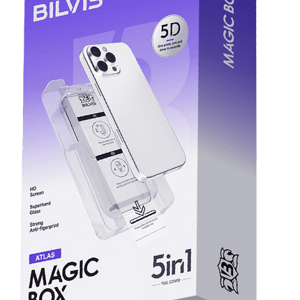iPhone 16 Pro Bilvis 5in1 3D Magic Cam Ekran Koruyucu