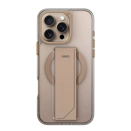 iPhone 16 Pro Heldro Max Magsafe Standlı Kapak Kılıf - Gold 2