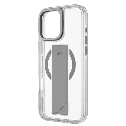 iPhone 16 Pro Heldro Max Magsafe Standlı Kapak Kılıf - Titan Gri 3