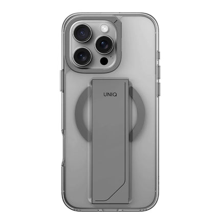 iPhone 16 Pro Heldro Max Magsafe Standlı Kapak Kılıf - Titan Gri 2