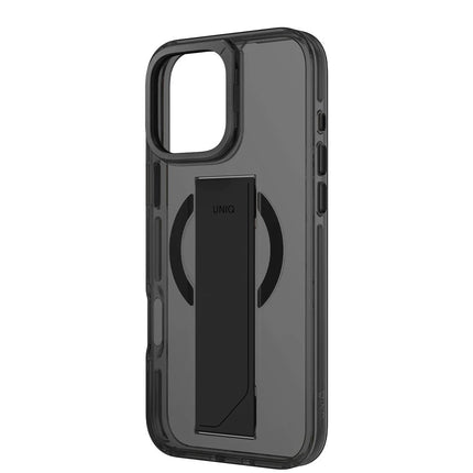 iPhone 16 Pro Heldro Max Magsafe Standlı Kapak Kılıf - Siyah 3