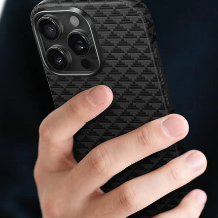iPhone 16 Pro Kevlar Paris Magsafe Kapak Kılıf - Çöl Titanyum 5