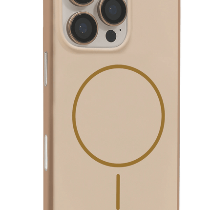 iPhone 16 Pro Lamda Matte iBeats Magsafe Kapak Kılıf - Gold