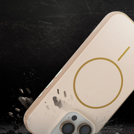 iPhone 16 Pro Lamda Matte iBeats Magsafe Kapak Kılıf - Gold 5