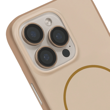 iPhone 16 Pro Lamda Matte iBeats Magsafe Kapak Kılıf - Gold 2