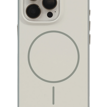 iPhone 16 Pro Lamda Matte iBeats Magsafe Kapak Kılıf - Gri 4
