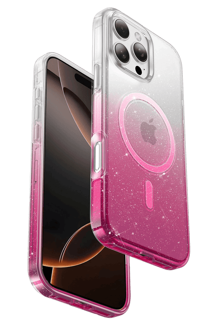 iPhone 16 Pro Lillian Simli Magsafe Kılıf - Pembe