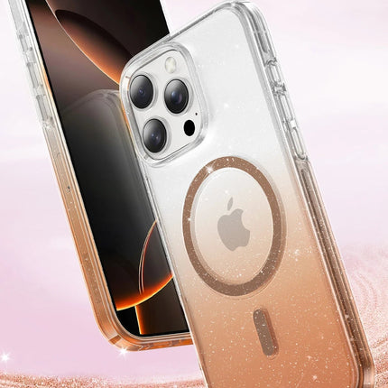 iPhone 16 Pro Lillian Simli Magsafe Kılıf - Çöl Titanyum 4