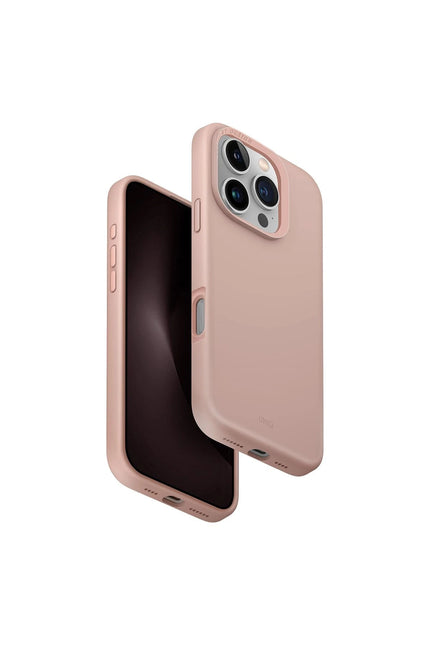 iPhone 16 Pro Lino Hue Magsafe Kapak Kılıf - Pembe