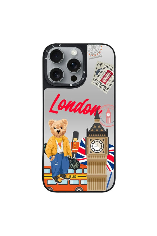 iPhone 16 Pro Max Benard Mirror Magsafe Kapak Kılıf - Kırmızı