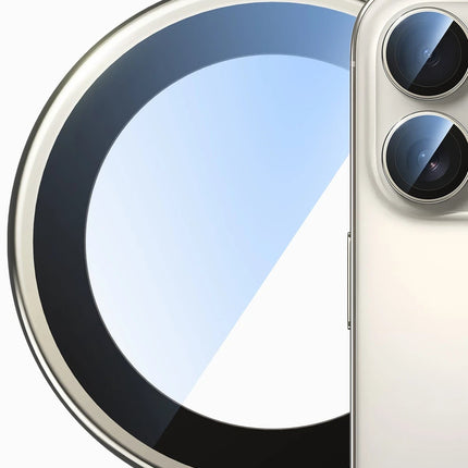 iPhone 16 Pro Max Bright PVD Metal Kamera Lens - Natural Grey 2